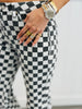 Victory Lap Checkered Jeans (Reg. and Plus)