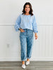 Laser Cut Lace Bows Sweatshirt (Reg.)-2 Colors
