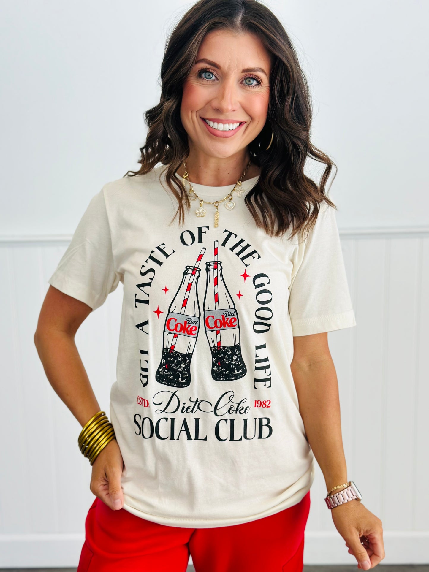 Diet Coke Social Club Graphic Tee (Reg. and Plus)