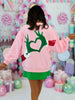 Queen Of Sparkles WR Exclusive Pink Heart Hand Sweatshirt (Reg. & Plus)