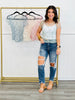 Floral Mesh Ruched Short Sleeve Top (Reg.)-4 Colors