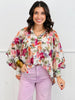 Vintage Rose Floral Fantasy Blouse (Reg)