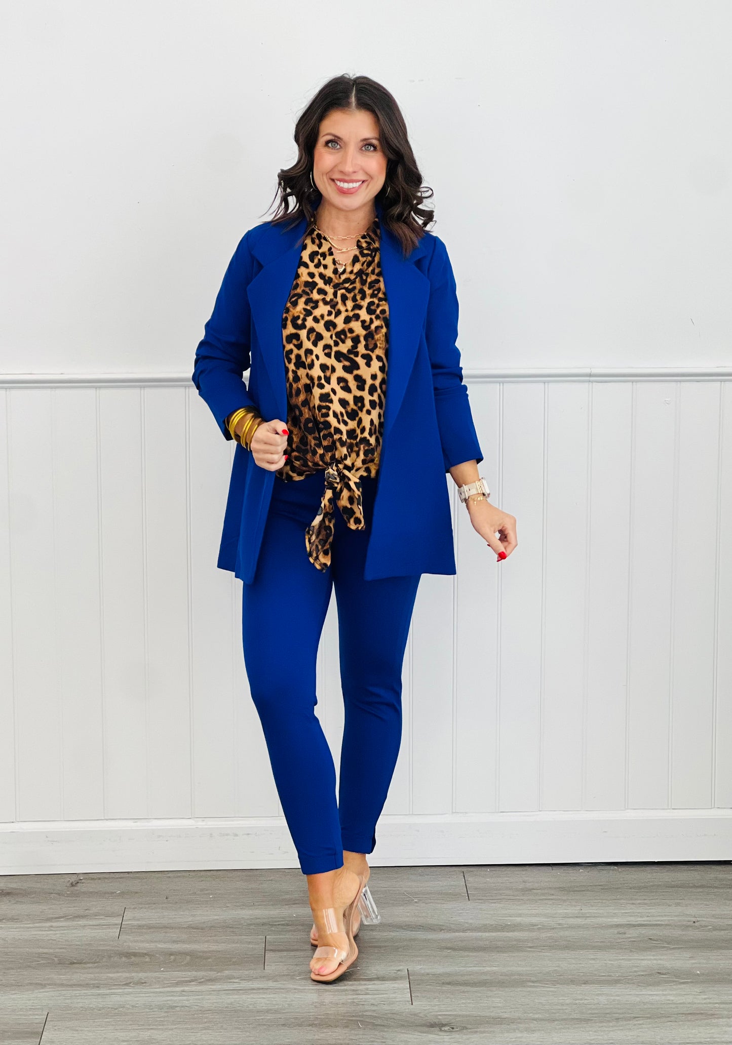 Dear Scarlett Magic 3/4 Sleeve Blazer (Reg. and Plus) - 9 Colors