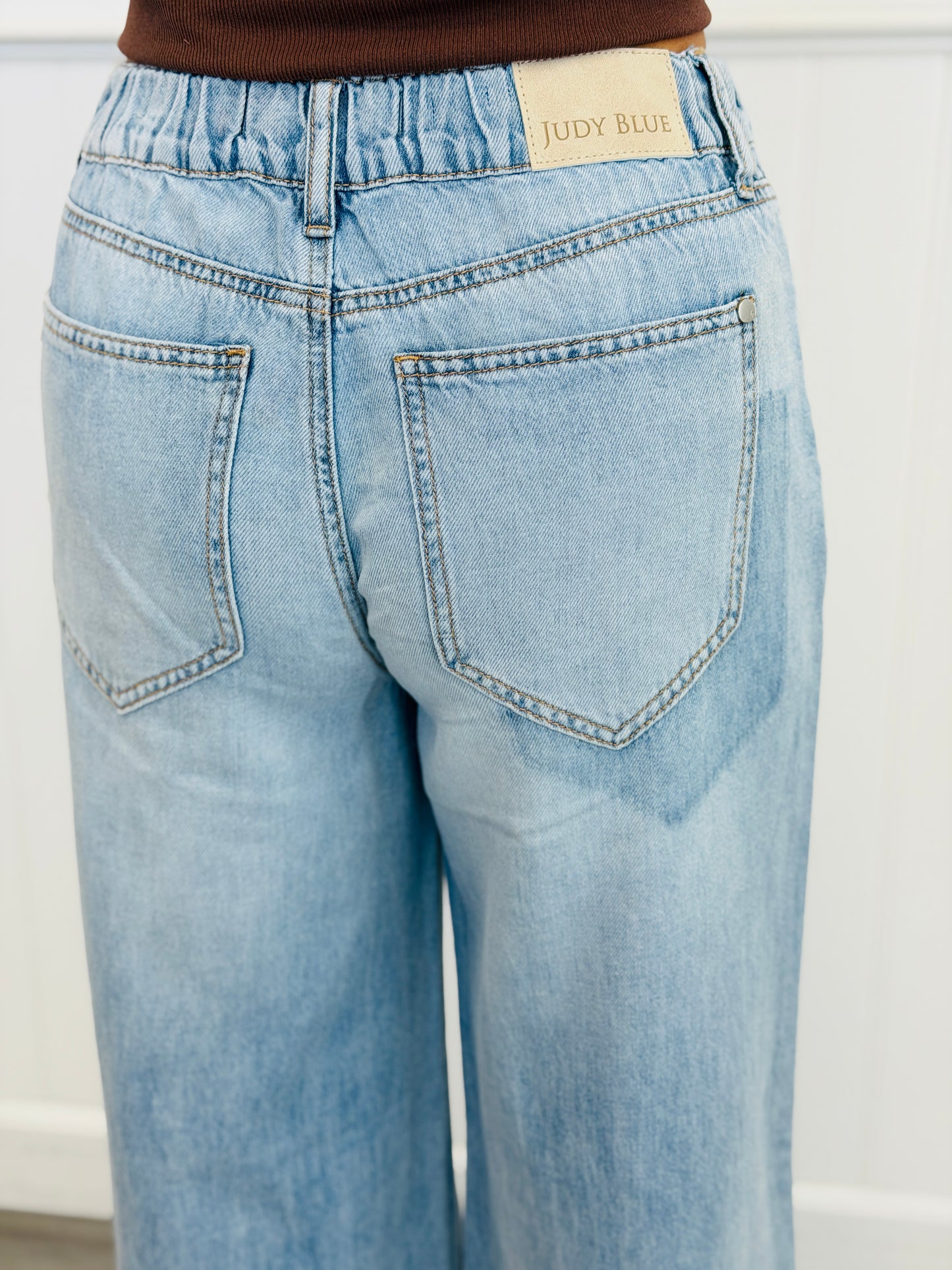 Judy Blue Chill Girl Charlie Palazzo Jeans (Reg. and Plus)