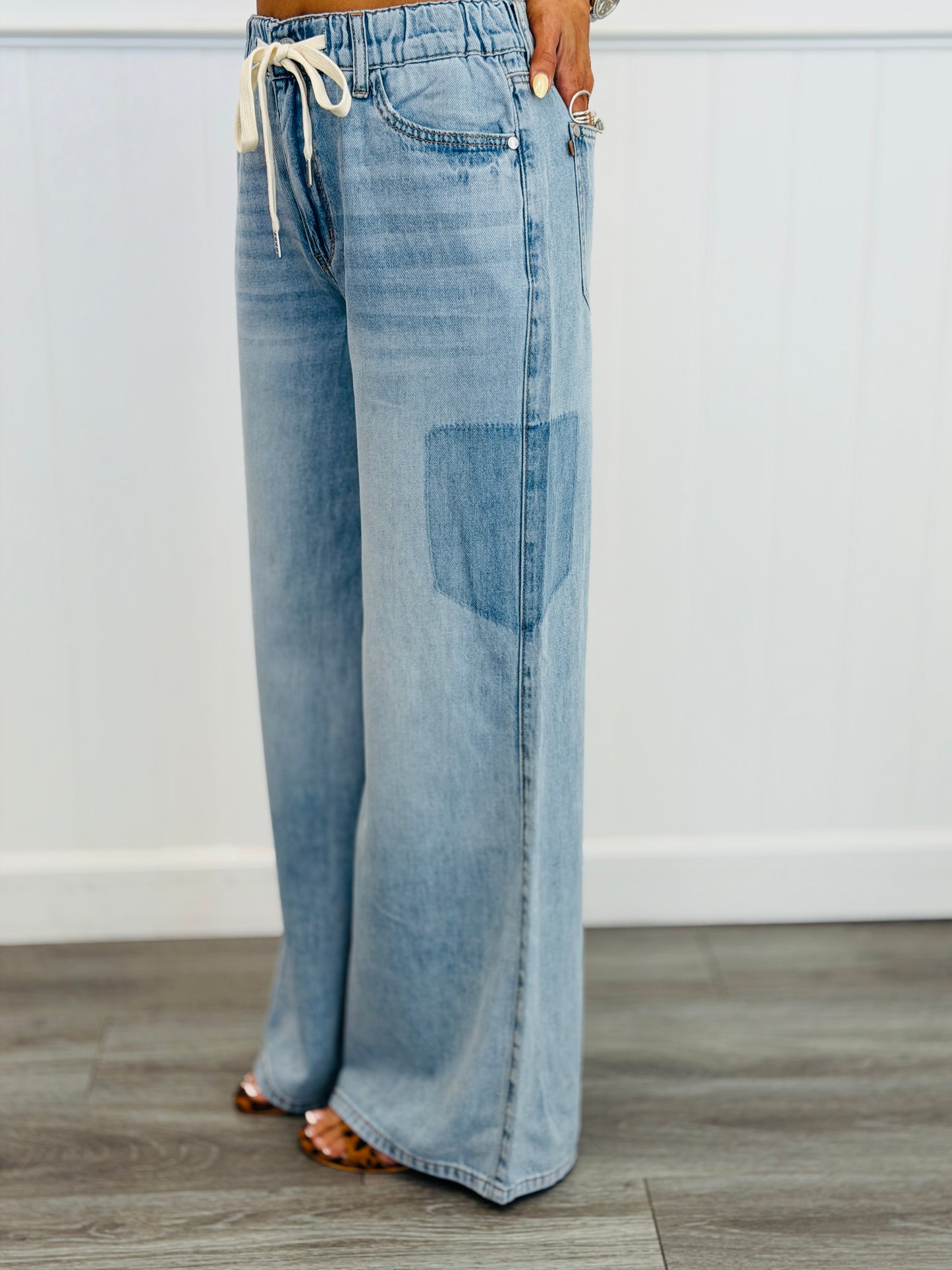 Judy Blue Chill Girl Charlie Palazzo Jeans (Reg. and Plus)