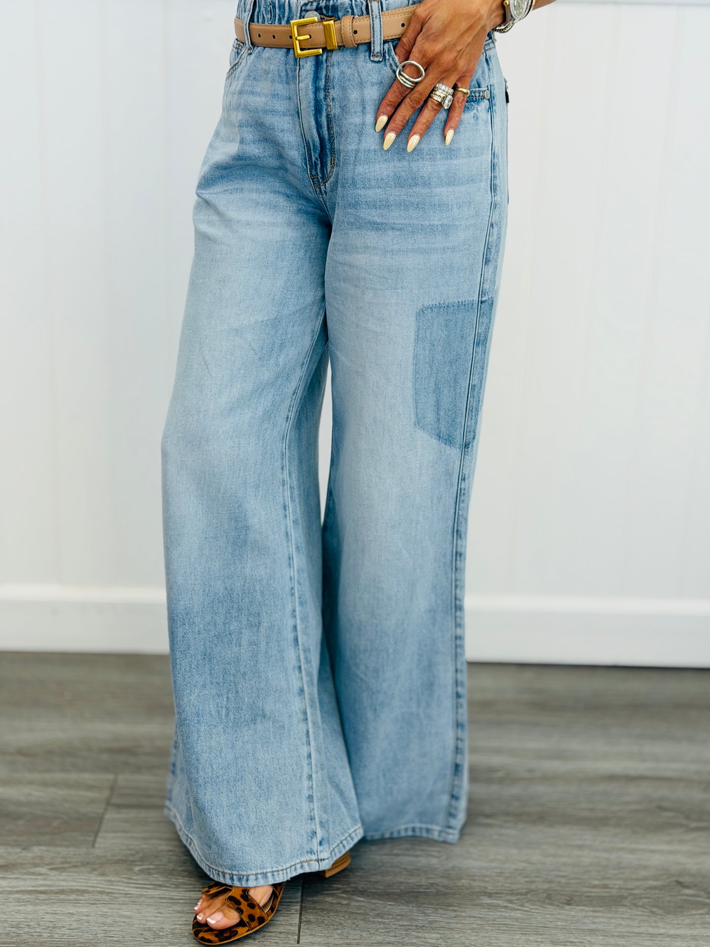 Judy Blue Chill Girl Charlie Palazzo Jeans (Reg. and Plus)
