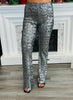 Silver Sequin Pull On Pants (Reg.)