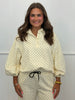 Cozy Micro Polka Dot Sweatshirt (Reg.) - 2 Colors