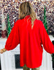 Red Sloane Button Up Top (Reg. and Plus)