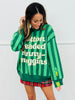 Queen Of Sparkles Licensed Striped 'Cotton Head Ninny Muggins' Sweater (Reg. & Plus)