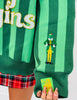 Queen Of Sparkles Licensed Striped 'Cotton Head Ninny Muggins' Sweater (Reg. & Plus)