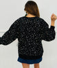 Queen Of Sparkles Licensed Black Rhinestone Polar Express Sweatshirt (Reg. & Plus)