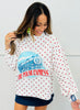 Queen Of Sparkles Licensed White Polar Express Train Mockneck Sweatshirt (Reg. & Plus)