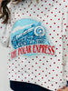 Queen Of Sparkles Licensed White Polar Express Train Mockneck Sweatshirt (Reg. & Plus)