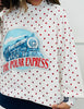 Queen Of Sparkles Licensed White Polar Express Train Mockneck Sweatshirt (Reg. & Plus)