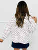 Queen Of Sparkles Licensed White Polar Express Train Mockneck Sweatshirt (Reg. & Plus)