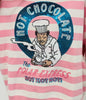 Queen Of Sparkles Licensed Pink & White Striped Hot Chocolate Sweater (Reg. & Plus)