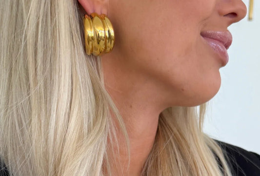 WP- Gold Bella Hoops