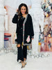 Bow Christmas Treat Long Cardigan (Reg. and Plus)