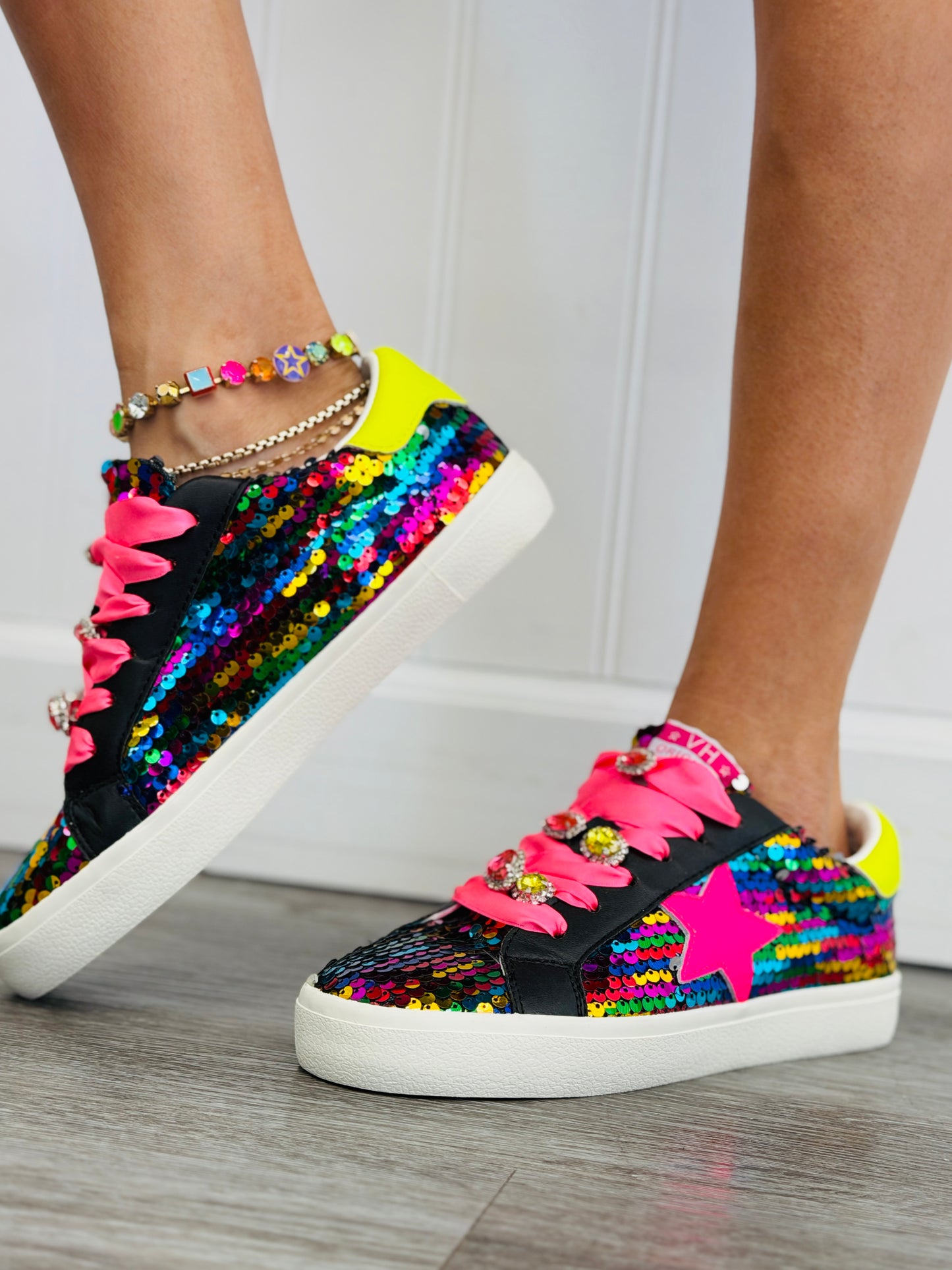 VH x WR Neon Glow Pop Sneakers