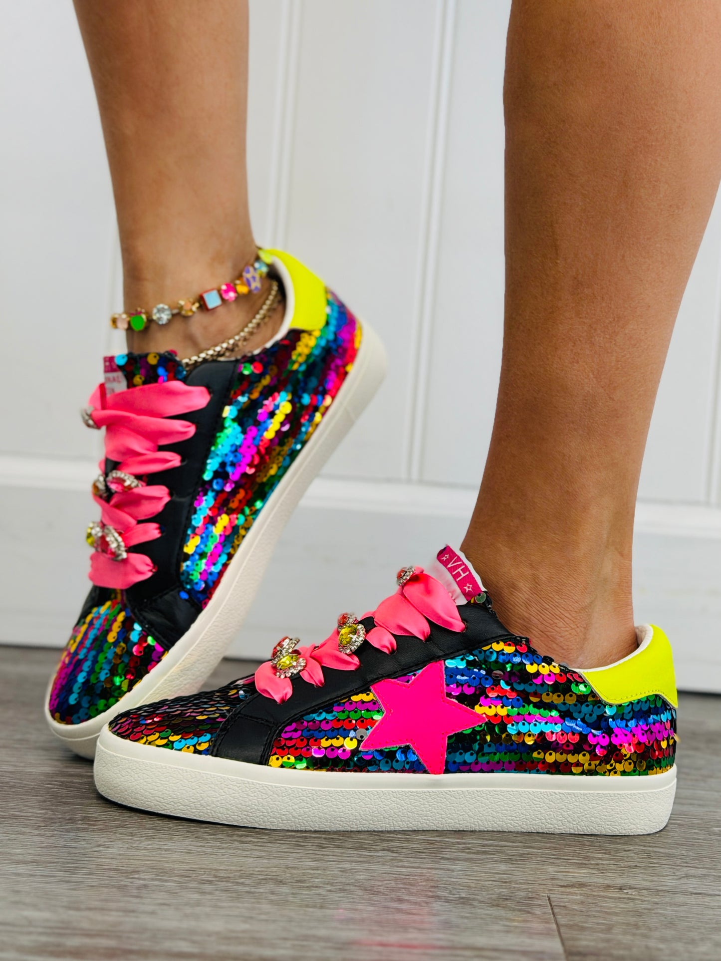 VH x WR Neon Glow Pop Sneakers