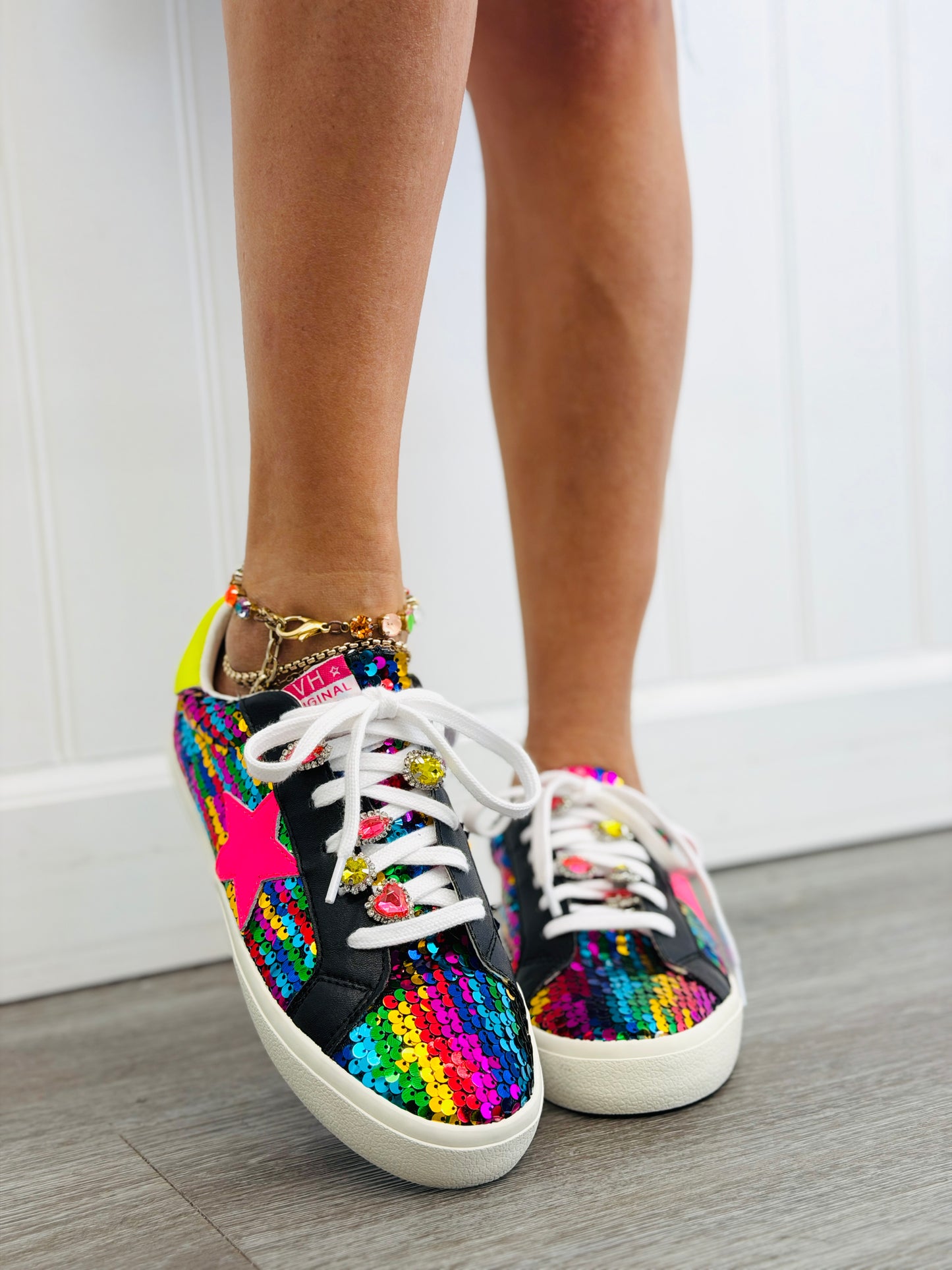 VH x WR Neon Glow Pop Sneakers