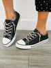 Black Sparkle On Sneakers
