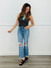 WR x Risen Medium Ready For Anything Crop Jeans  (Reg & Plus)