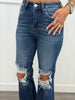 WR x Risen Dark Ready For Anything Crop Jeans (Reg & Plus)
