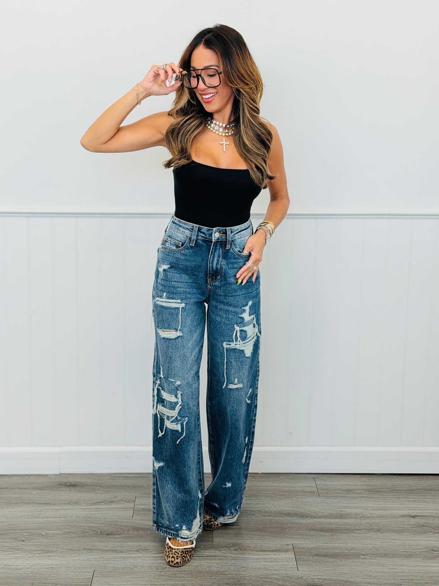 Judy Blue Baggy Baddie Jeans (Reg. and Plus)