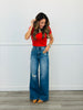 Judy Blue Tinsley Tummy Control Wide Leg  Jeans (Reg. and Plus)