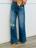 Judy Blue Tinsley Tummy Control Wide Leg  Jeans (Reg. and Plus)