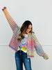 Rainbow Striped Sweater Cardigan (Reg.)