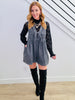 Perfectly Pleated Denim Romper (Reg & Plus)-3 Colors