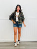 POL Olive Camo Button Down Jacket (Reg.)