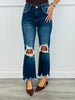 WR x Risen Dark Ready For Anything Crop Jeans (Reg & Plus)
