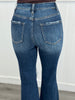 WR x Risen Dark Ready For Anything Crop Jeans (Reg & Plus)