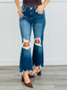 WR x Risen Dark Ready For Anything Crop Jeans (Reg & Plus)
