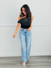 Judy Blue Rigid Rose Straight Jeans(Reg. and Plus)