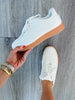 White Follow You Anywhere Sneakers