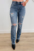 Judy Blue Isn't She Lovely Midrise Straight Jeans (Reg & Plus)