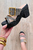Black Time Of Your Life Espadrille Sandals