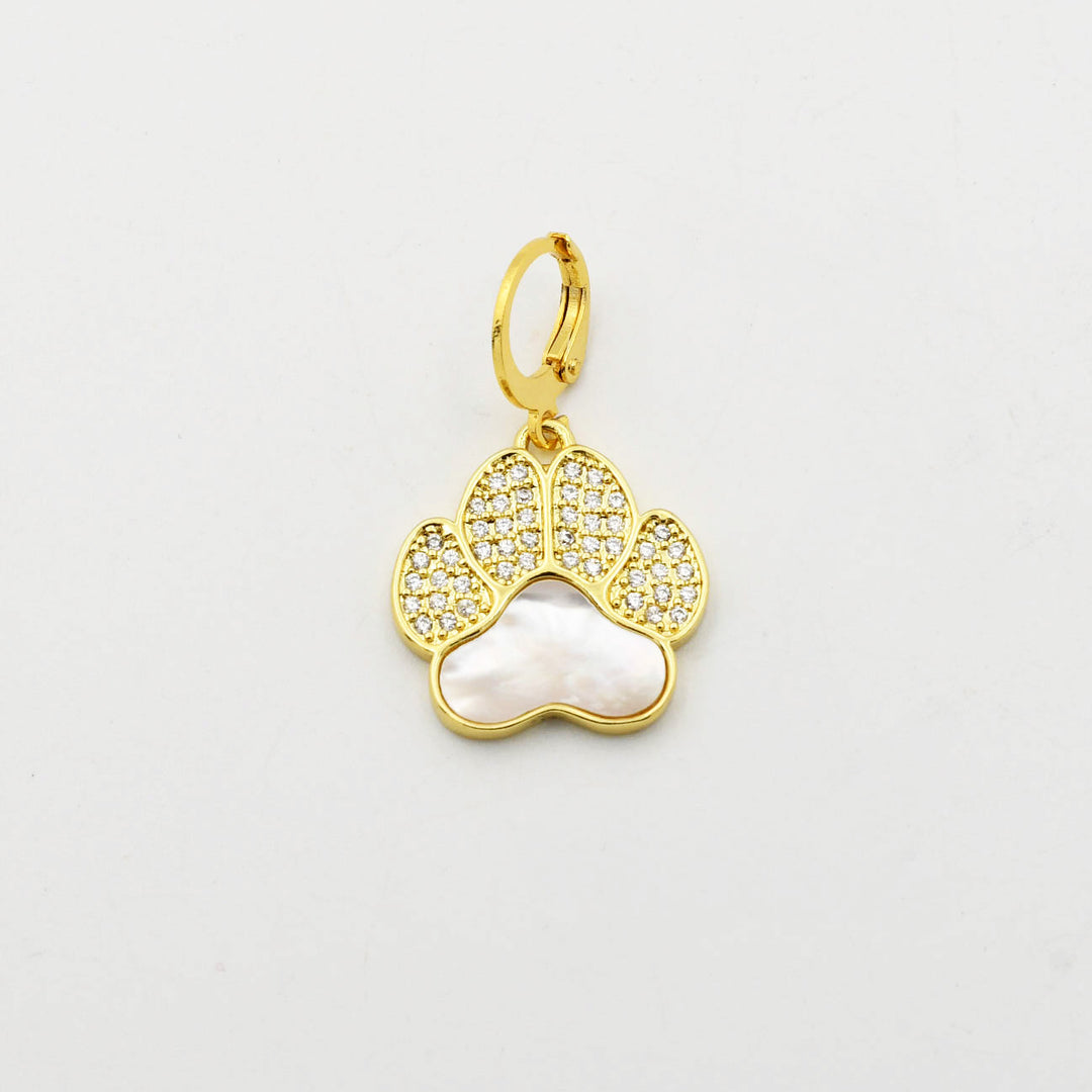 TJ - Iridescent Pet Paw Charm