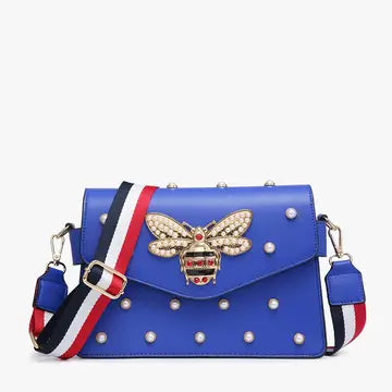 Jillian Jeweled Bee Crossbody (2 Colors)