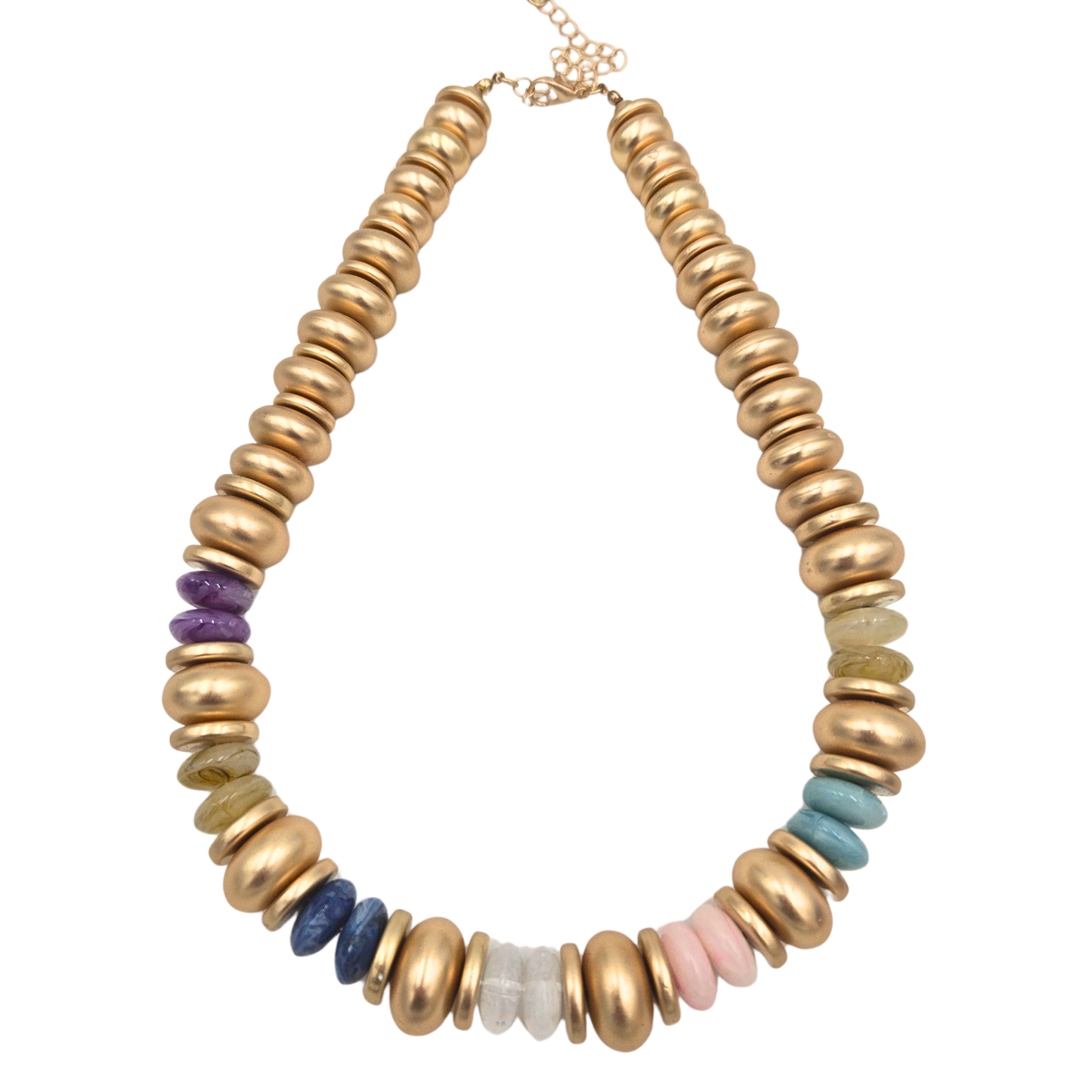 Gilded Dream Beaded Necklace