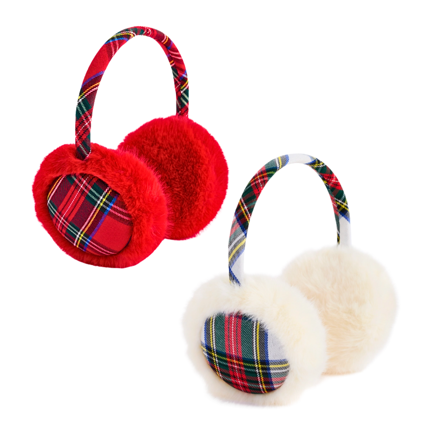 Plaid Earmuffs (2 colors)