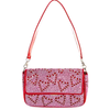Betsey Johnson - Rhinestone Candy Cane Heart Handbag