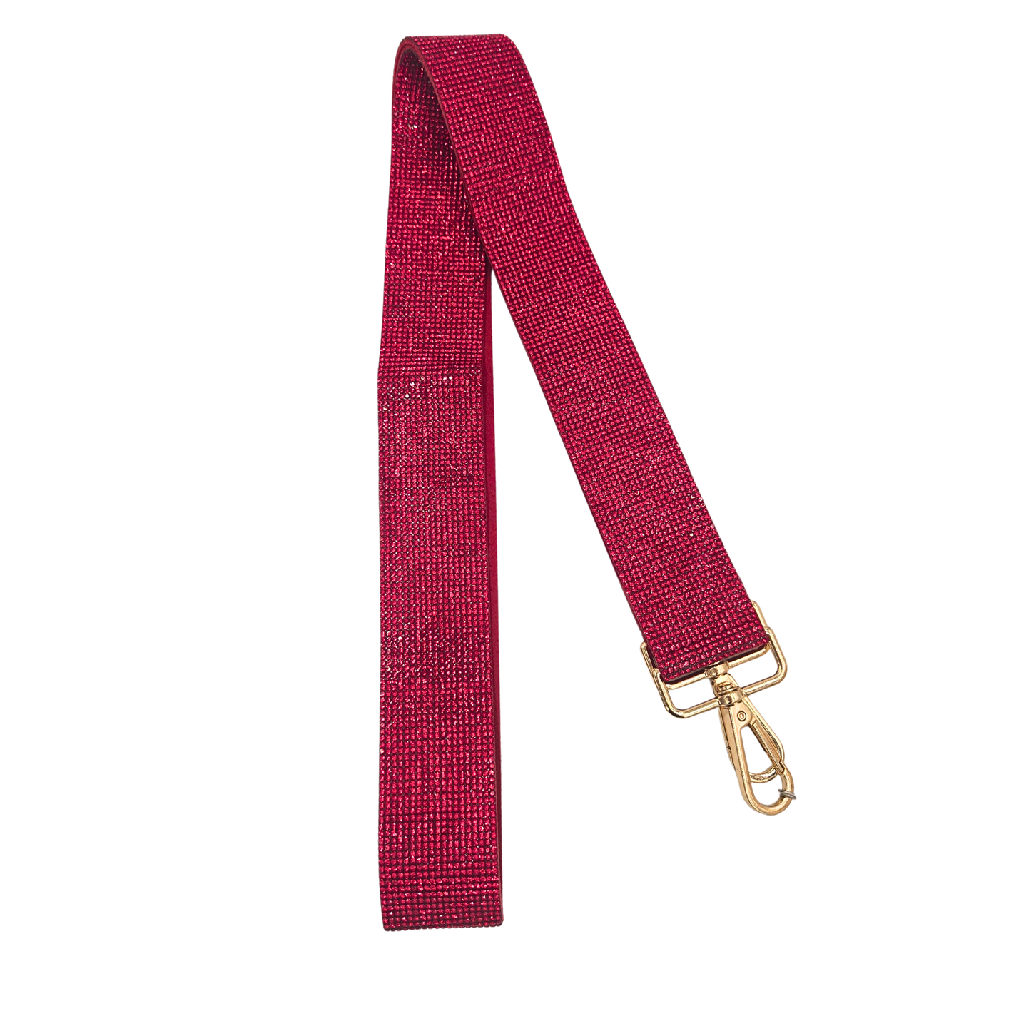 Red Jeweled Bag Strap