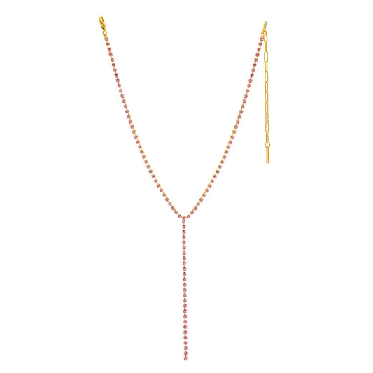 TOVA - The Kassandra Necklace - Pink