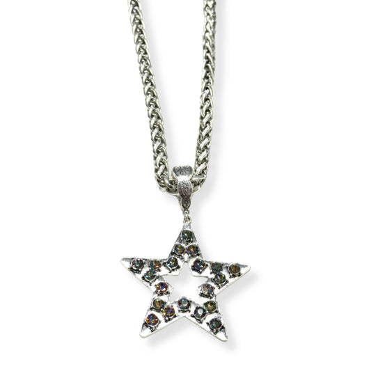 Dark AB Crystal Superstar Necklace